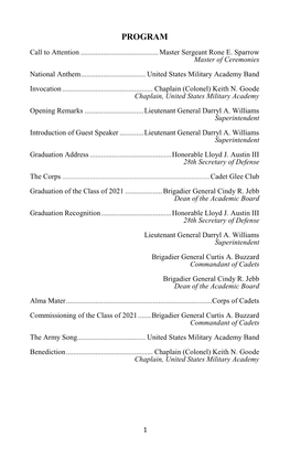 Graduation Program