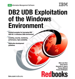 DB2 UDB Exploitation of the Windows Environment
