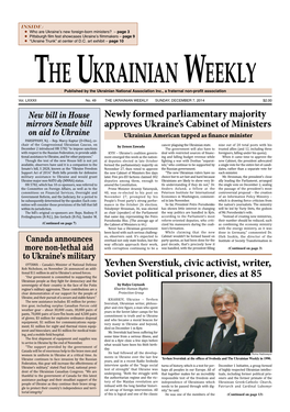 The Ukrainian Weekly 2014, No.49
