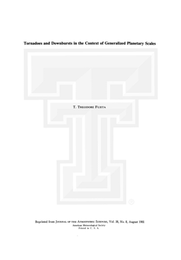 Tornadoes and Downbursts in the Context of Generalized Planetary Scales