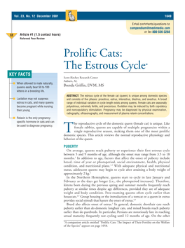 The Estrous Cycle