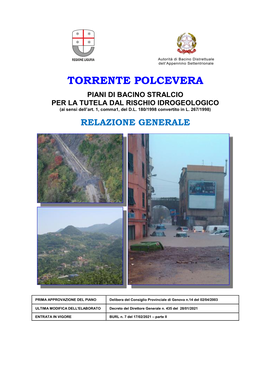 Relazione T. Polcevera