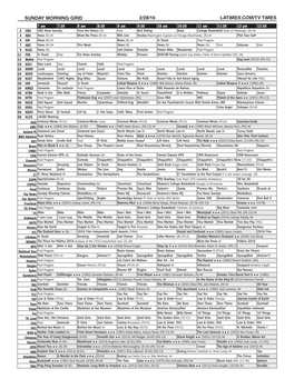 Sunday Morning Grid 2/28/16 Latimes.Com/Tv Times