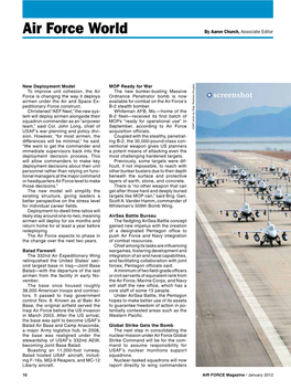 Air Force World by Aaron Church, Associate Editor