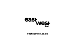 Freepost EAST WEST RAIL