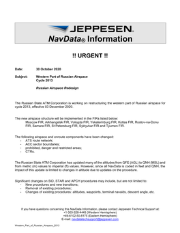 Navdata® Information