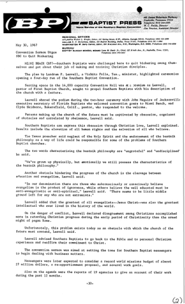 May 30, 1967 WABHINUTDN 1.Bmry Gorrett, Editor, 200 Maryland Avc., NE,,Washington, D.C