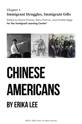 CHINESE Americans by Erika Lee