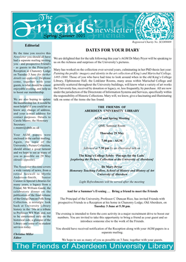 Friends'newsletter