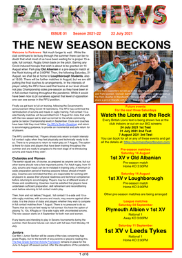Parknews 23 July 2021 Online Here