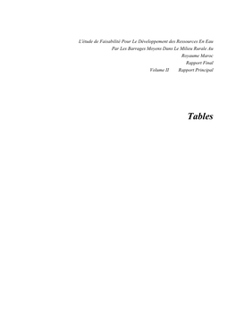 Tables Tableau 1.11: Liste Des Membres Du Comité Consultatif De La JICA, Des Responsables Dans La JICA Et Du Comité De Pilotage Du Gouvernent Marocain