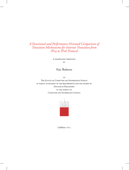 A Functional and Performance-Oriented Comparison of Transition Mechanisms for Internet Transition from Ipv4 to Ipv6 Protocol