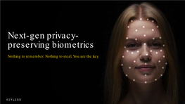 Preserving Biometrics