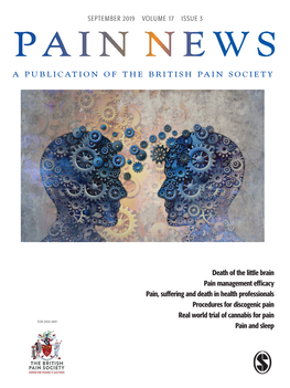 A Publication of the British Pain Society