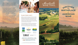 2021-2022 Monticello Wine Trail Brochure