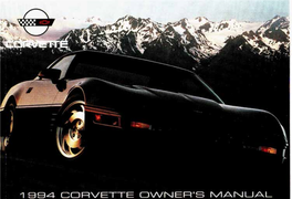 1994 Chevrolet Corvette Owner's