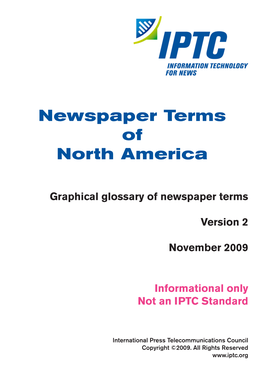 Newspaper Terms of North America