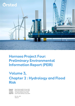 Hydrology and Flood Risk