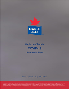 Maple Leaf Foods'