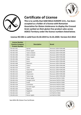 Sam-Mills-Certificate-Of-License-2019