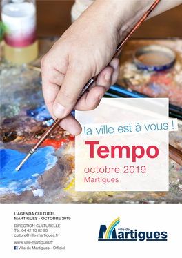 La Ville Est À Vous ! Tempo Octobre 2019 Martigues