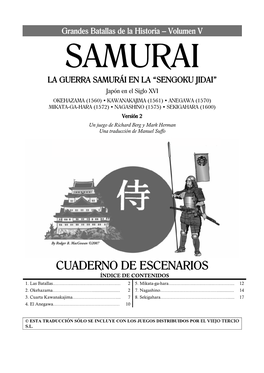 Cuaderno De Escenarios Índice De Contenidos 1