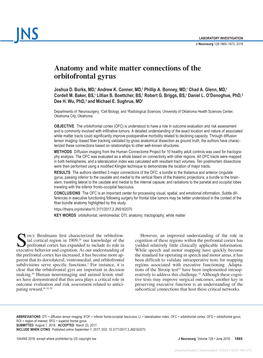 Anatomy and White Matter Connections of the Orbitofrontal Gyrus