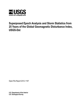 Superposed Epoch Analysis and Storm Statistics from 25 Years of the Global Geomagnetic Disturbance Index, USGS-Dst