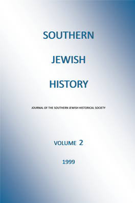 Southern Jewish History