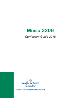 Music 2206 Curriculum Guide (2018)