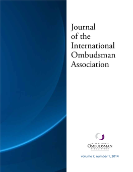 Journal of the International Ombudsman Association