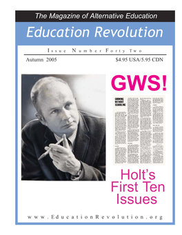 Growing Without Schooling: John Holt's First Ten Issues