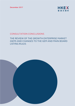 Consultation Conclusions on the Review of the Growth