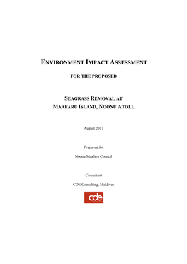 Environment Impact Assessment
