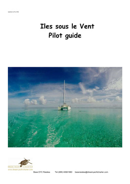 Iles Sous Le Vent Pilot Guide