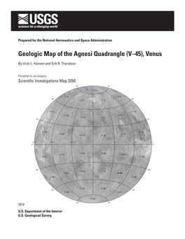 Geologic Map of the Agnesi Quadrangle (V–45), Venus