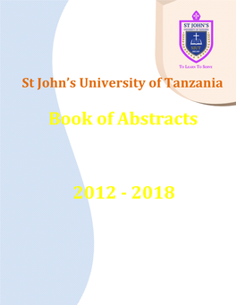 Book of Abstracts 2012-2018