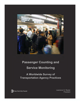 Passenger Counting and Service Monitoring
