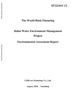 Environmental Assessment Report