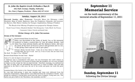 Memorial Service