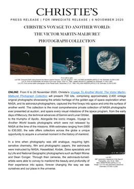 Christie's Voyage to Another World: the Victor Martin-Malburet Photograph Collection