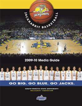 Jackrabbit Women's Basketball 2009-10 Media Guide