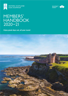 Historic Scotland Members' Handbook 2020-21