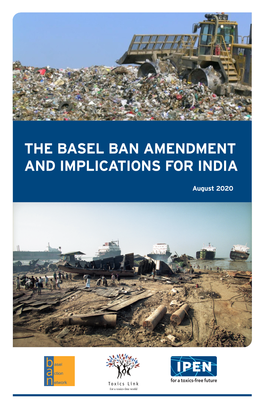 The Basel Ban Amendment and Implications for India