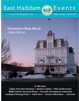 Goodspeed Opera House Abrief History