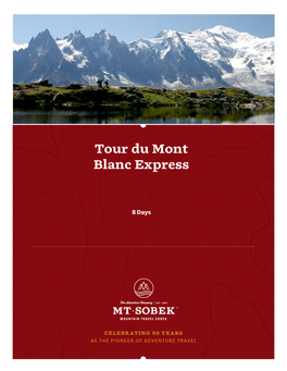 Tour Du Mont Blanc Express