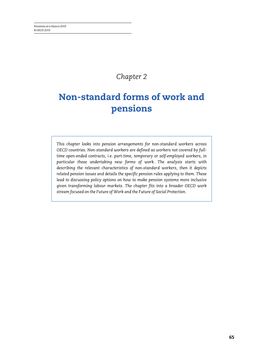 Non-Standard Forms of Work and Pensions
