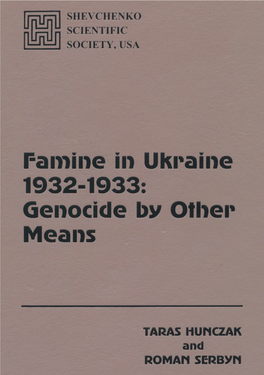 Famine in Ukraine 1932- 1933