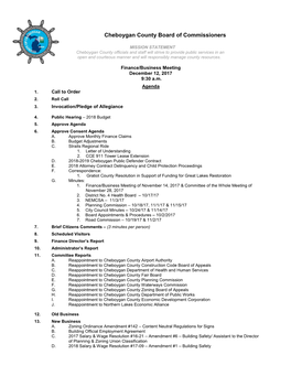 Cheboygan County Board of Commissioners
