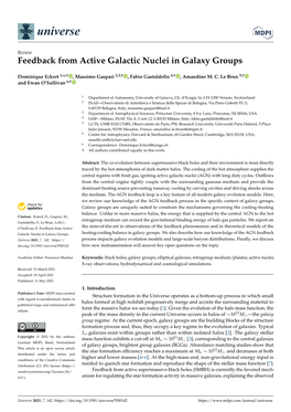 Feedback from Active Galactic Nuclei in Galaxy Groups